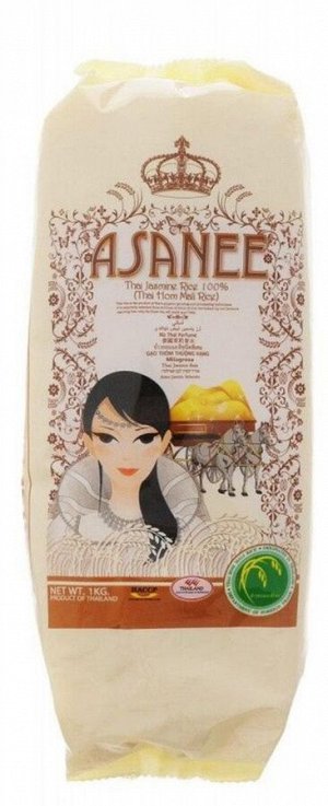 Рис жасминовый тайский Asanee 1000г