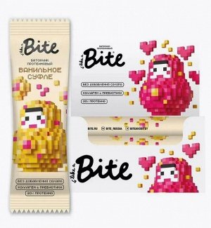 Батончик протеиновый Bite Матрёшка «Ванильное суфле» 40г (Упаковка 16 шт)