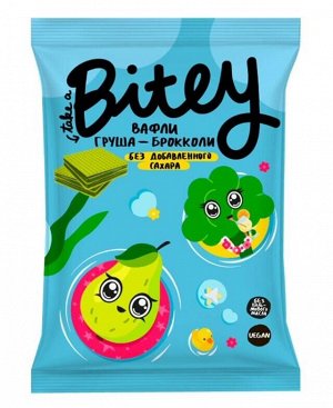Вафли Bitey Груша-Брокколи 35г (Упаковка 20 шт)