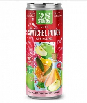 Напиток свитчел пунш "switchel punch" среднегаз. с соком ж/б 330мл