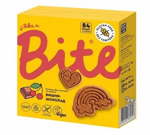 Печенье Bite "Вишня-шоколад" ш/б 115г