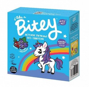 Печенье Bitey "Свёкла-чёрная смородина" безглютеновое 125г