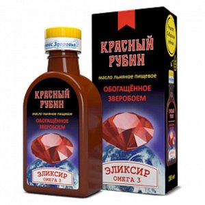 Эликсир "Красный Рубин" на льняном масле 200мл