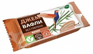 Вафли джем Финик, без глютена 21г (Упаковка 10 шт)