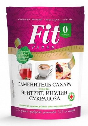 ФитПарад № 6 - 250г эритрит, инулин, сукралоза ДОЙ-ПАК