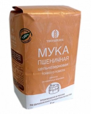 Мука пшеничная ц\з тонкого помола 1кг (Упаковка 6 шт)