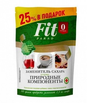 ФитПарад № 7 - 500г эритритол ДОЙ-ПАК