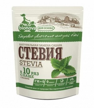 Сахарозаменитель стевия Bionova 10х 200г