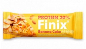 Батончик "Фрутилад" протеиновый Finix Banana cake миндаль и банан 30г (Упаковка 24 шт)