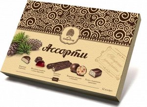 Конфеты набор "Кедровое ассорти" кор 200г