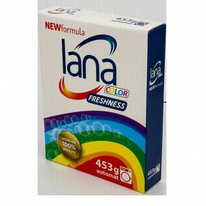 Стиральный порошок "lana" для белого и цветного белья 453 г / 24