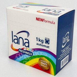 Стиральный порошок "lana" для белого и цветного белья 1 кг / 12