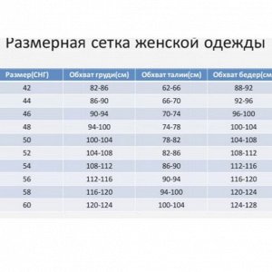 Размерная сетка