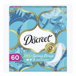 Прокладки ежедневные Discreet Deo Trio Multiform Весенний бриз 60 шт