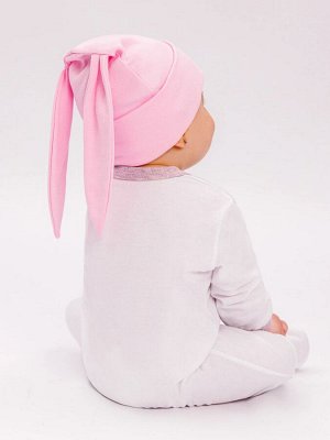 Чепчик (шапочка) детская AMAROBABY Nature essence bunny, розовый