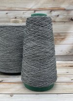 Пряжа для вязания 100 гр, Lino classic 100% лен 400м/100гр Серый