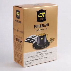 Ароматный Вьетнамский Кофе 3 в 1 G7 GOLD Motherland с Имбирем