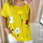 Блузка женская летняя с коротким рукавом