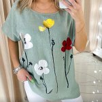 Блузка женская летняя с коротким рукавом