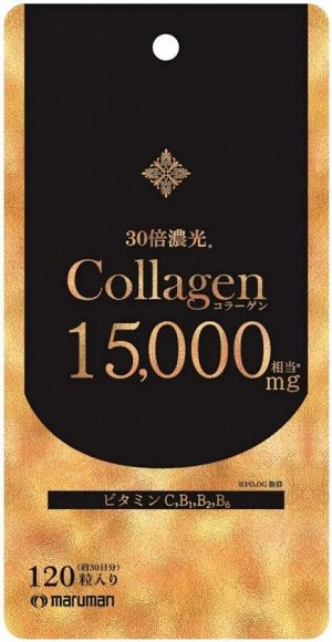 Комплекс красоты с коллагеном и витаминами Maruman Collagen 15000