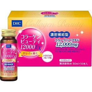 Премиальный напиток с коллагеном для поддержания молодости и красоты DHC Collagen Beauty 12000EX
