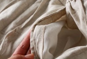 Мужские повседневные легкие шорты из 100% льна, черный