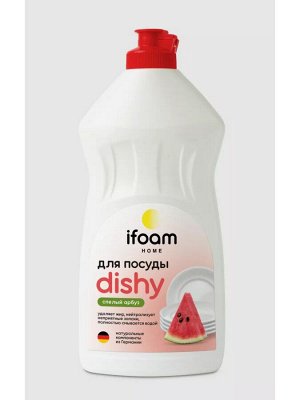 Гель для мытья посуды, овощей и фруктов, арбуз Ifoam "DISHY" 500мл