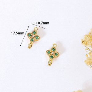 Замочек пружинный для бижутерии, 17,5*10,7 мм, 1 шт./упк.