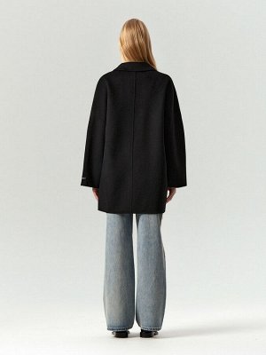 Полупальто-халат из шерсти, R136/agato