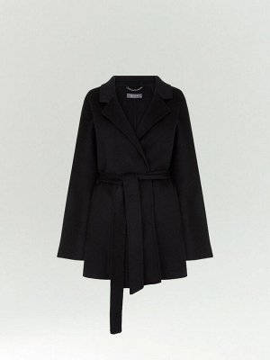 Полупальто-халат из шерсти, R136/agato