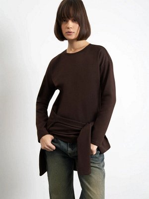 EMKA Лонгслив из хлопка, B2947/tierra