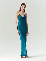 Платье макси с открытой спиной, PL1597/jewel