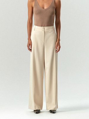 Брюки из костюмной шерсти, D304/plumeria