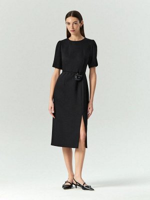Платье миди из костюмной ткани, PL1498/moira