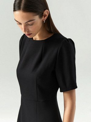 Платье миди из костюмной ткани, PL1498/moira
