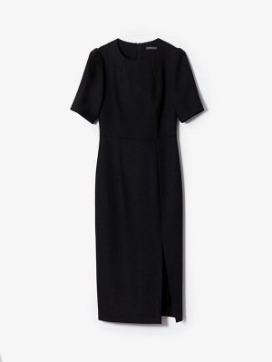 Платье миди из костюмной ткани, PL1498/moira