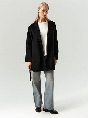 Полупальто-халат из шерсти, R136/agato