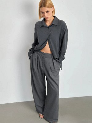 Брюки широкого кроя, D391/airy