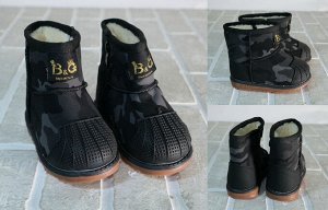 Обувь детская 339-3А Сапоги "Миллитари" Серые