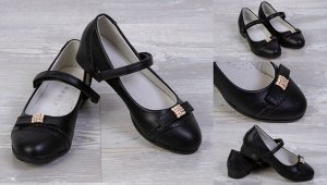 Обувь детская 89007219-1 Туфли "Бантик" Черные