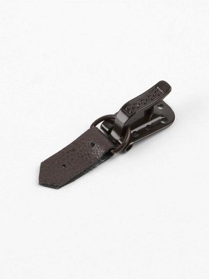 Крючки пришивные, металлические, для верхней одежды, 5x1.5 см, 6 шт., коричневые