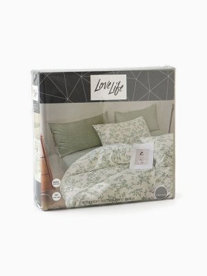КПБ LoveLife 2сп "Настроение",175х215см, 200х225см, 50х70см-2шт,100%хл,сатин 125г/м²