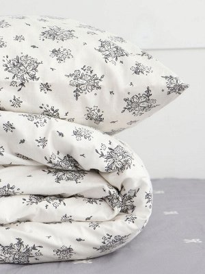 КПБ LoveLife 2сп "Красота",175х215см, 200х225см, 50х70см-2шт,100%хл,сатин 125г/м²