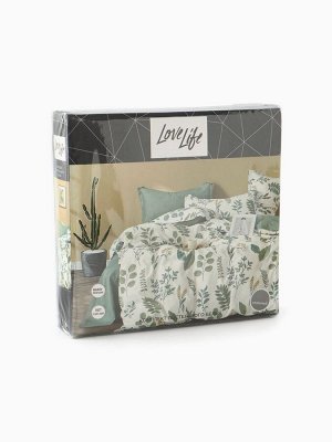 КПБ LoveLife 2сп "Свежесть"175х215см, 200х225см, 50х70см2шт,100%хл,сатин125г/м²