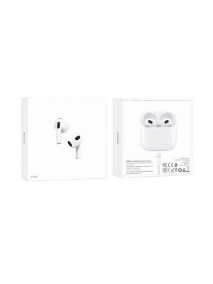 Наушники беспроводные Hoco EW20, TWS, вкладыши, Bluetooth 5.3, 30/300 мАч, белые