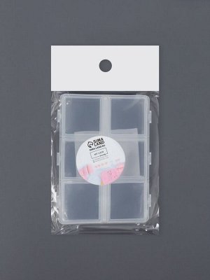 Органайзер для хранения мелочей, 6 ячеек, 8 x 6 x 1,5 см