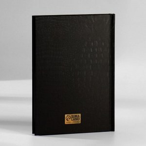 Ежедневник в подарочной коробке. Твердая обложка А5, 80л «Черный»
