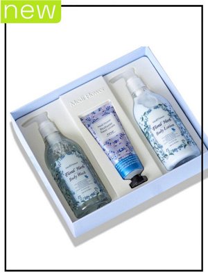 Набор средств для ухода за телом c ароматом лаванды Medi Flower Body Care Set Floral Herb, 300/300 мл /80 гр