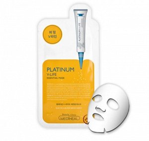 Mediheal Platinum V-Life Essential Mask EX. Маска для лица с эффектом V-лифтинга 24мл