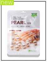 Pascucci Маска для лица тканевая с экстрактом жемчуга Mask Sheet Good Face Eco Pearl, 23 мл
